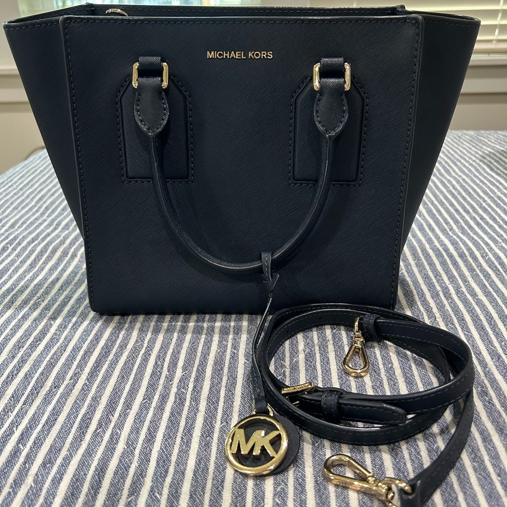 Michael Kors Medium Bag - Navy crossbody tote